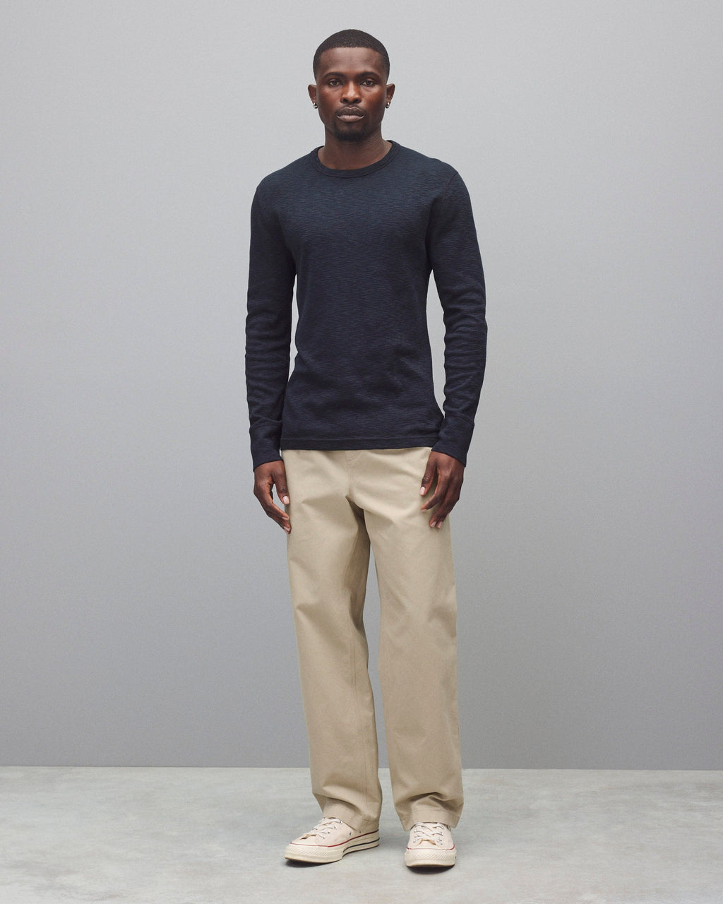 1x1 Slub Slim Long Sleeve
