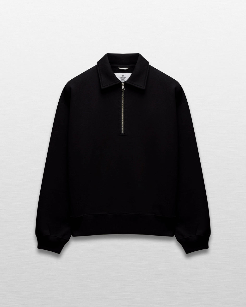 Brushed Fleece Relaxed Half Zip Sweatshirt