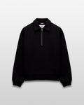 Brushed Fleece Relaxed Half Zip Sweatshirt