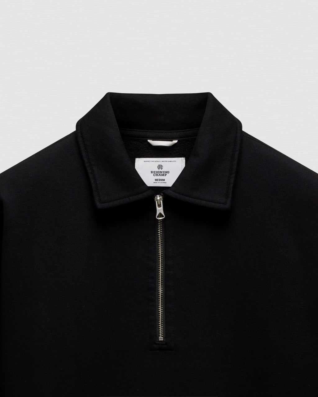 Brushed Fleece Relaxed Half Zip Sweatshirt