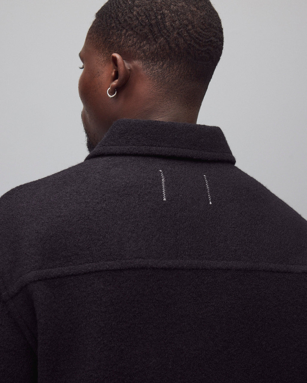 Boiled Wool Warden Overshirt