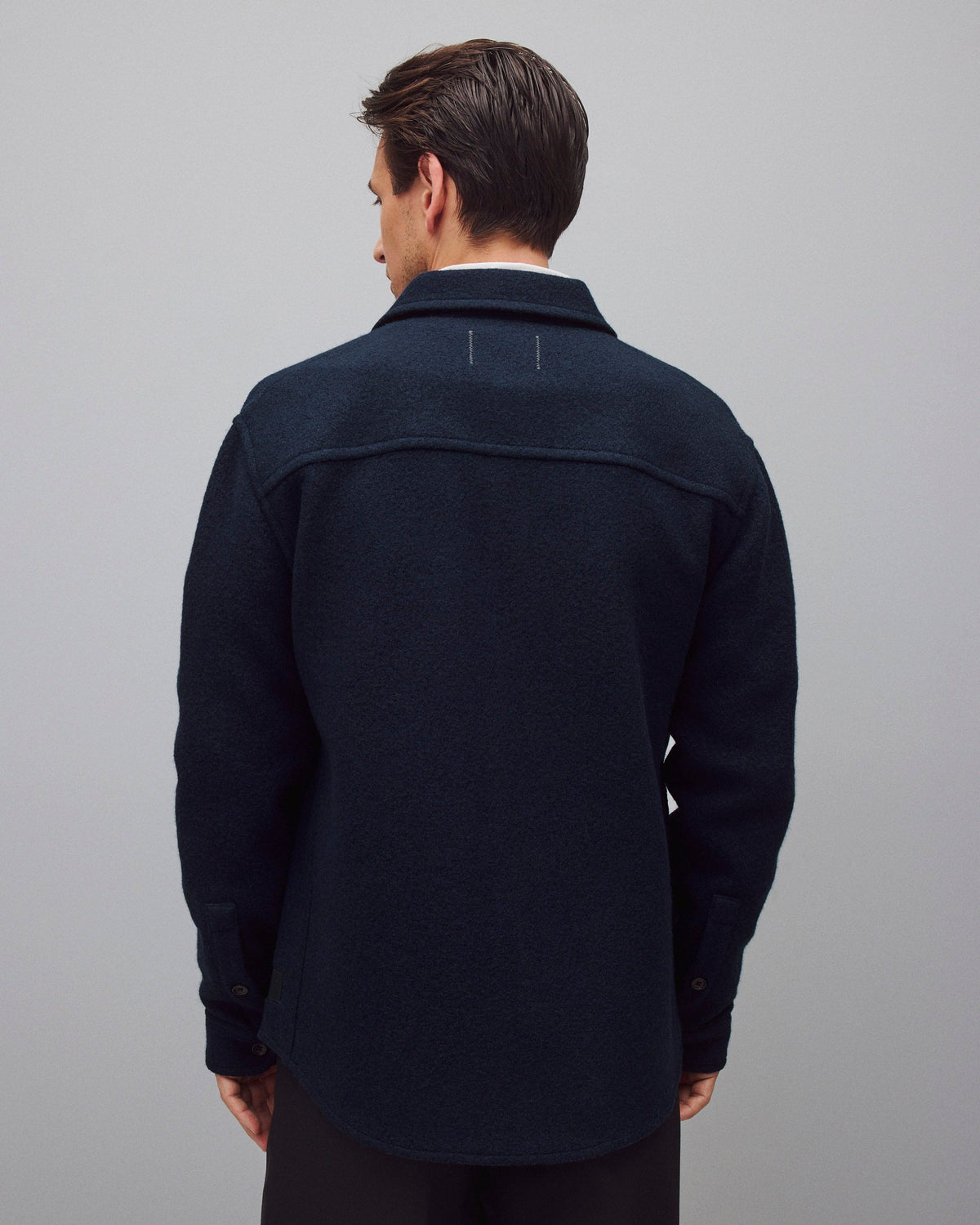 Boiled Wool Warden Overshirt