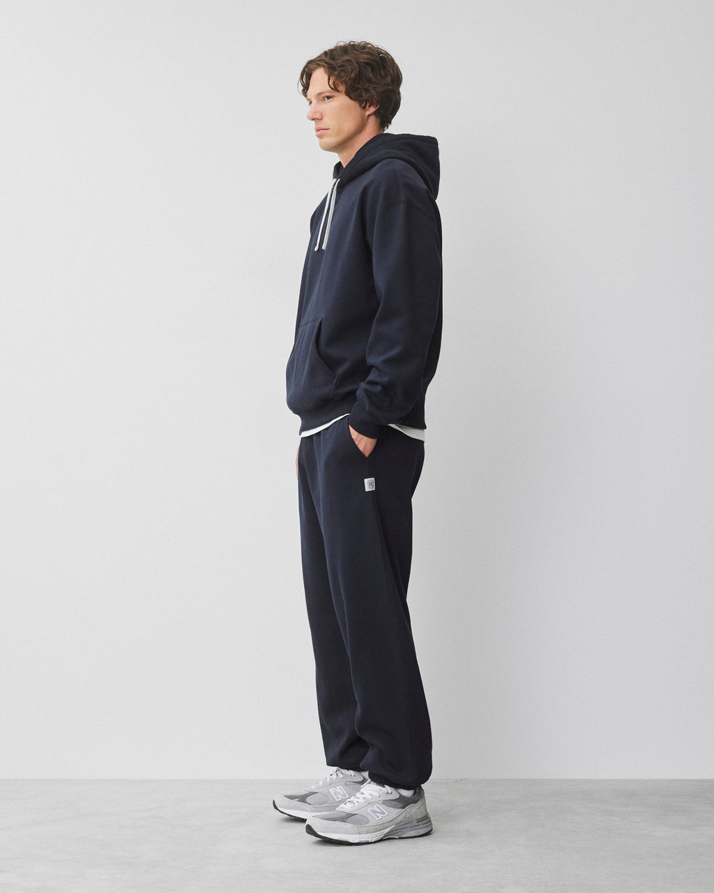 Brushed Fleece Relaxed Cuffed Sweatpant