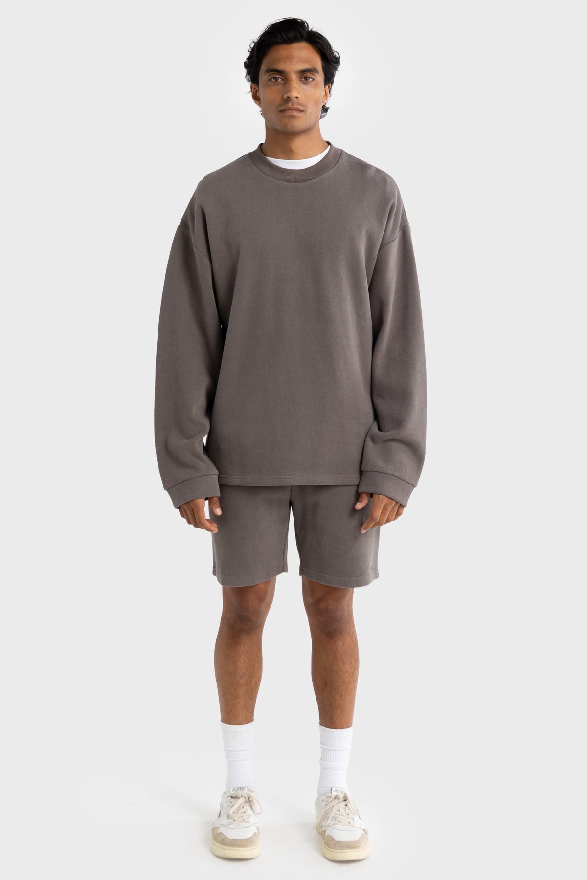 Aiden Crew Sweater Espresso