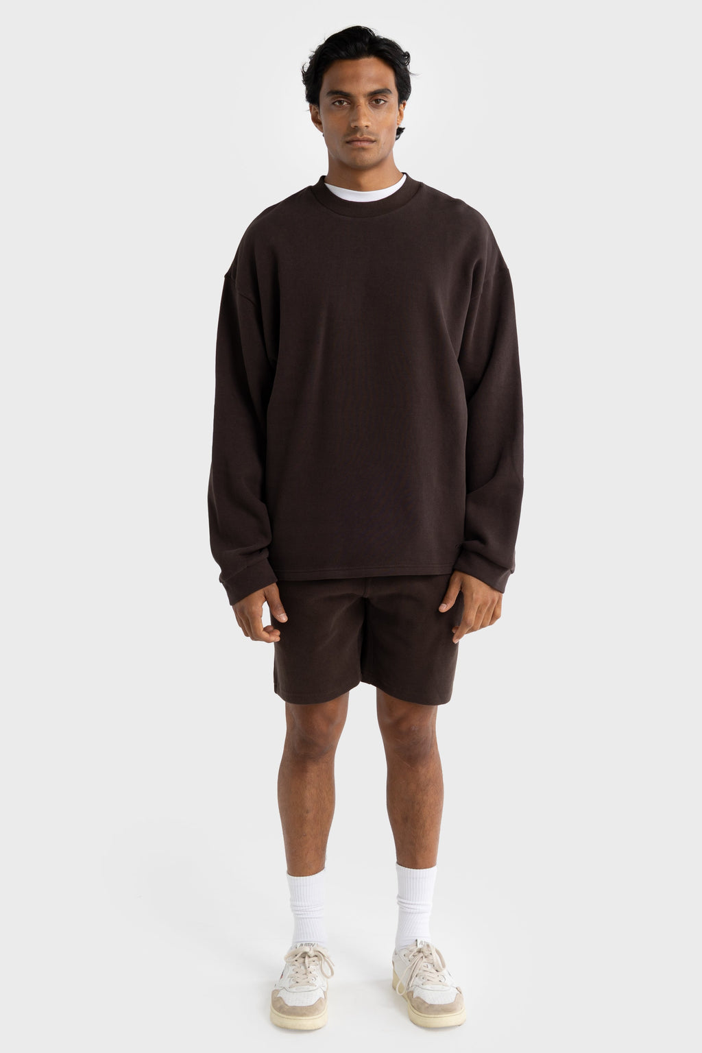Aiden Crew Sweater Carob