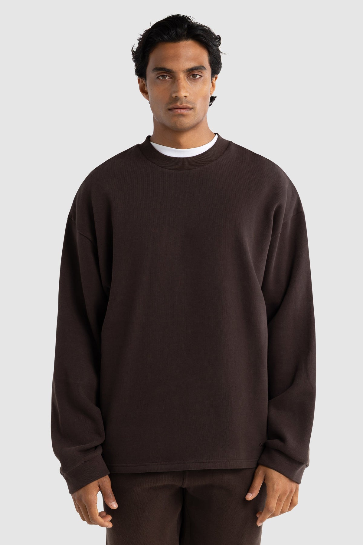 Aiden Crew Sweater Carob