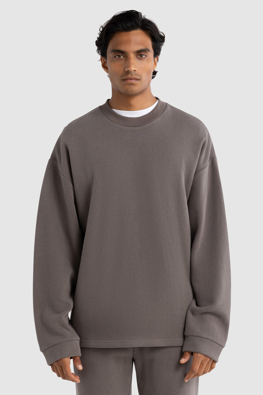 Aiden Crew Sweater Espresso