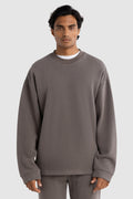 Aiden Crew Sweater Espresso
