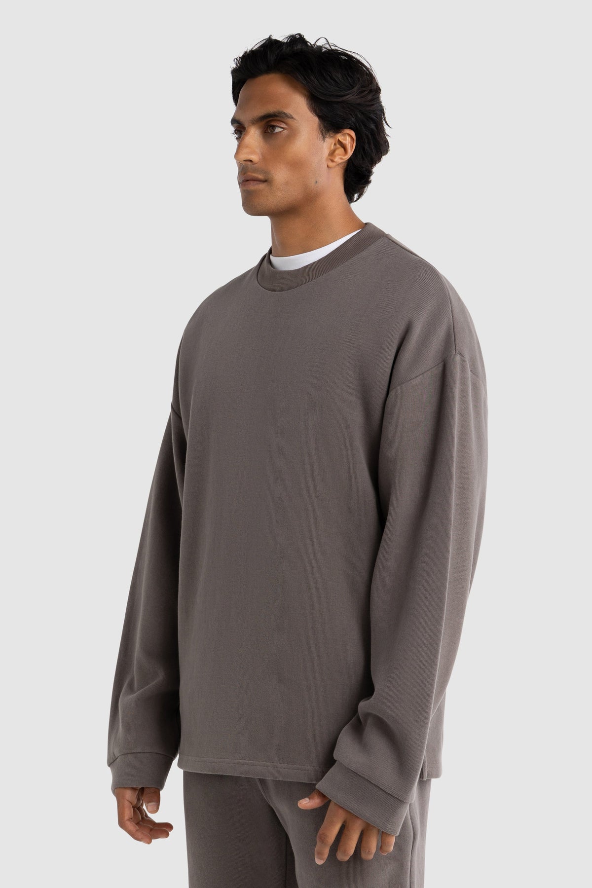 Aiden Crew Sweater Espresso