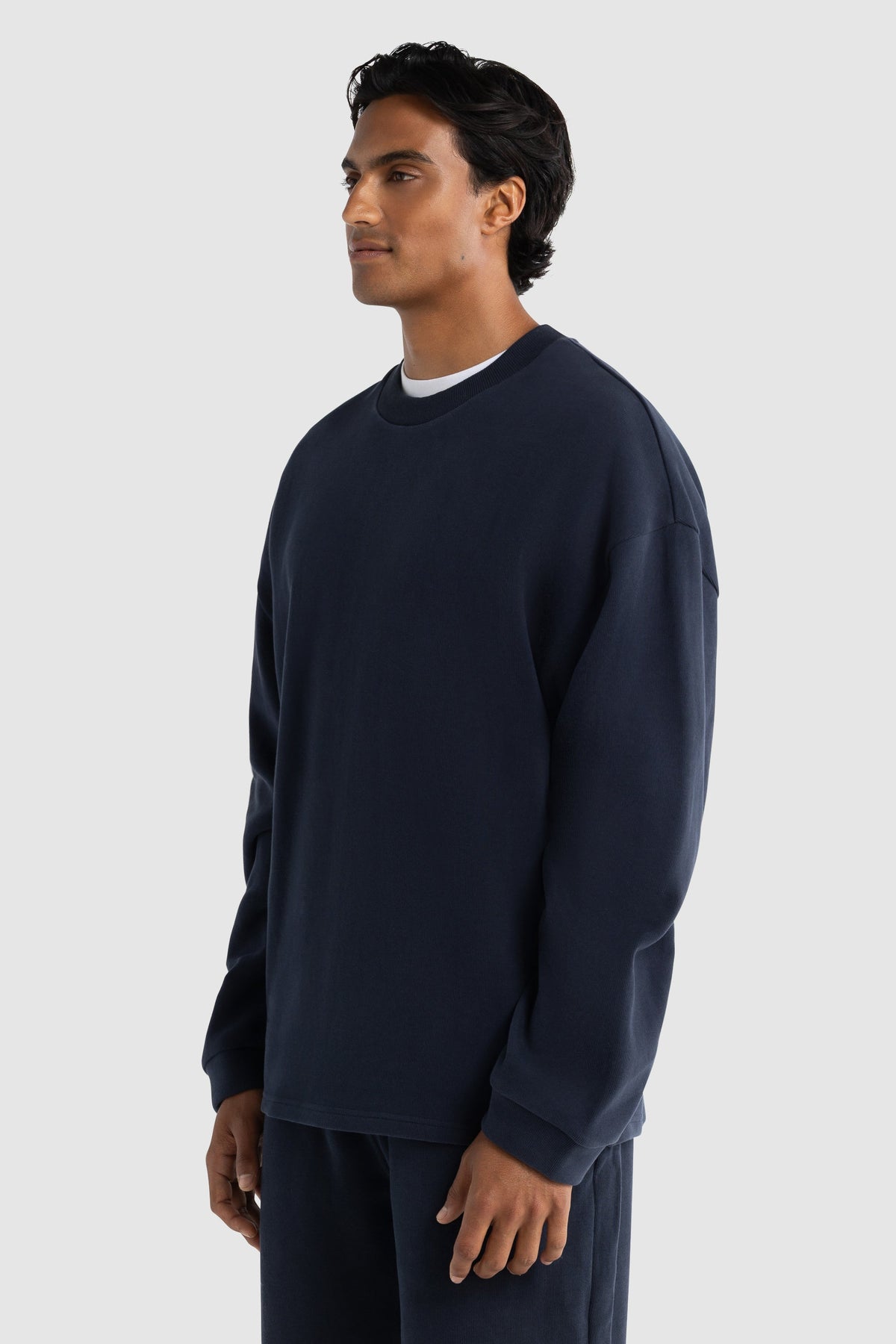 Aiden Crew Sweater Navy