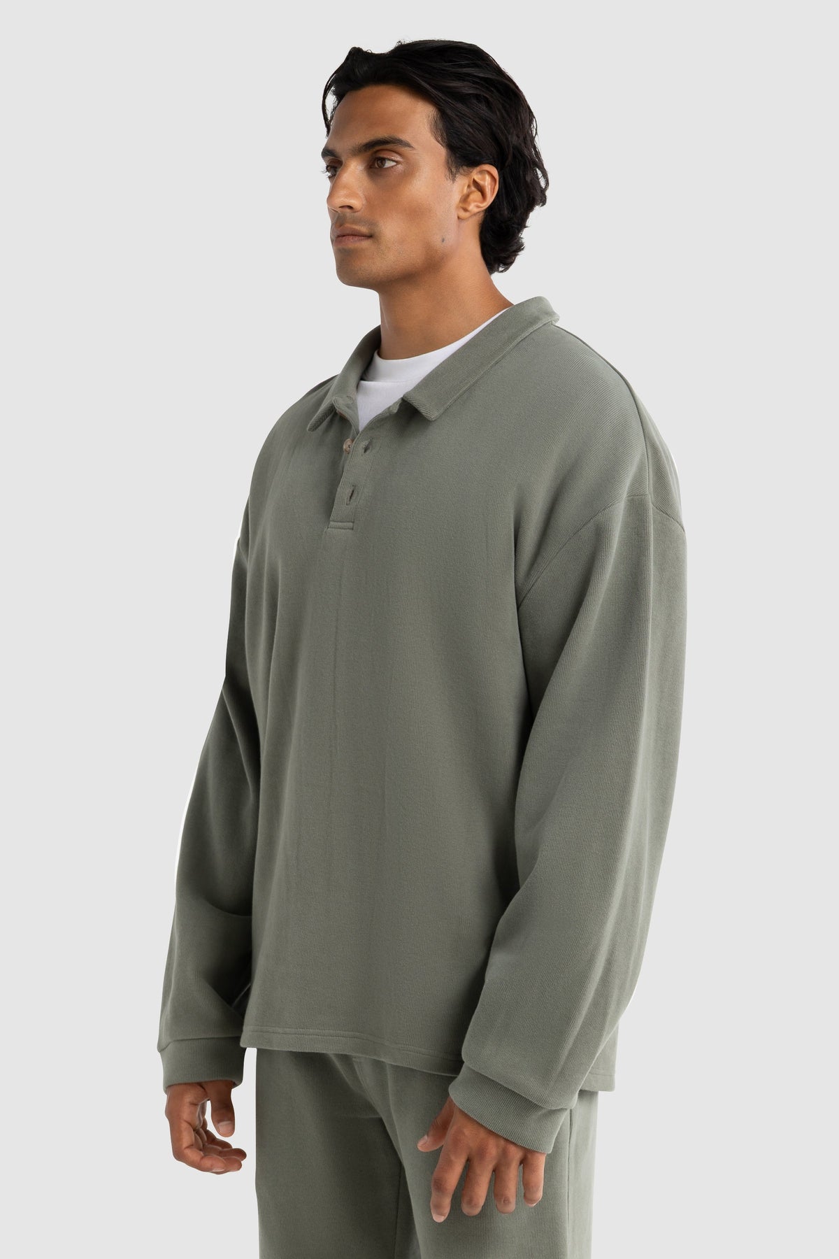 Aiden Polo Sweater Artichoke