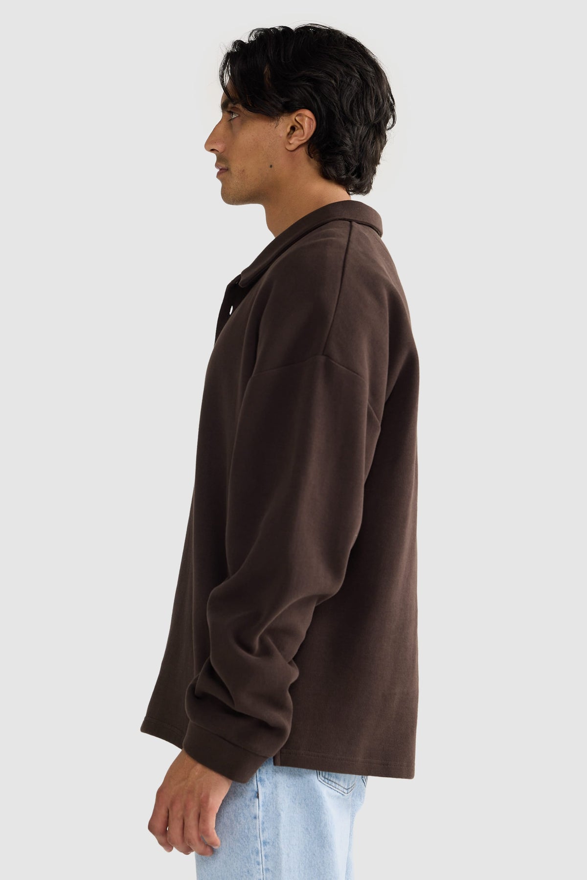 Aiden Polo Sweater Carob