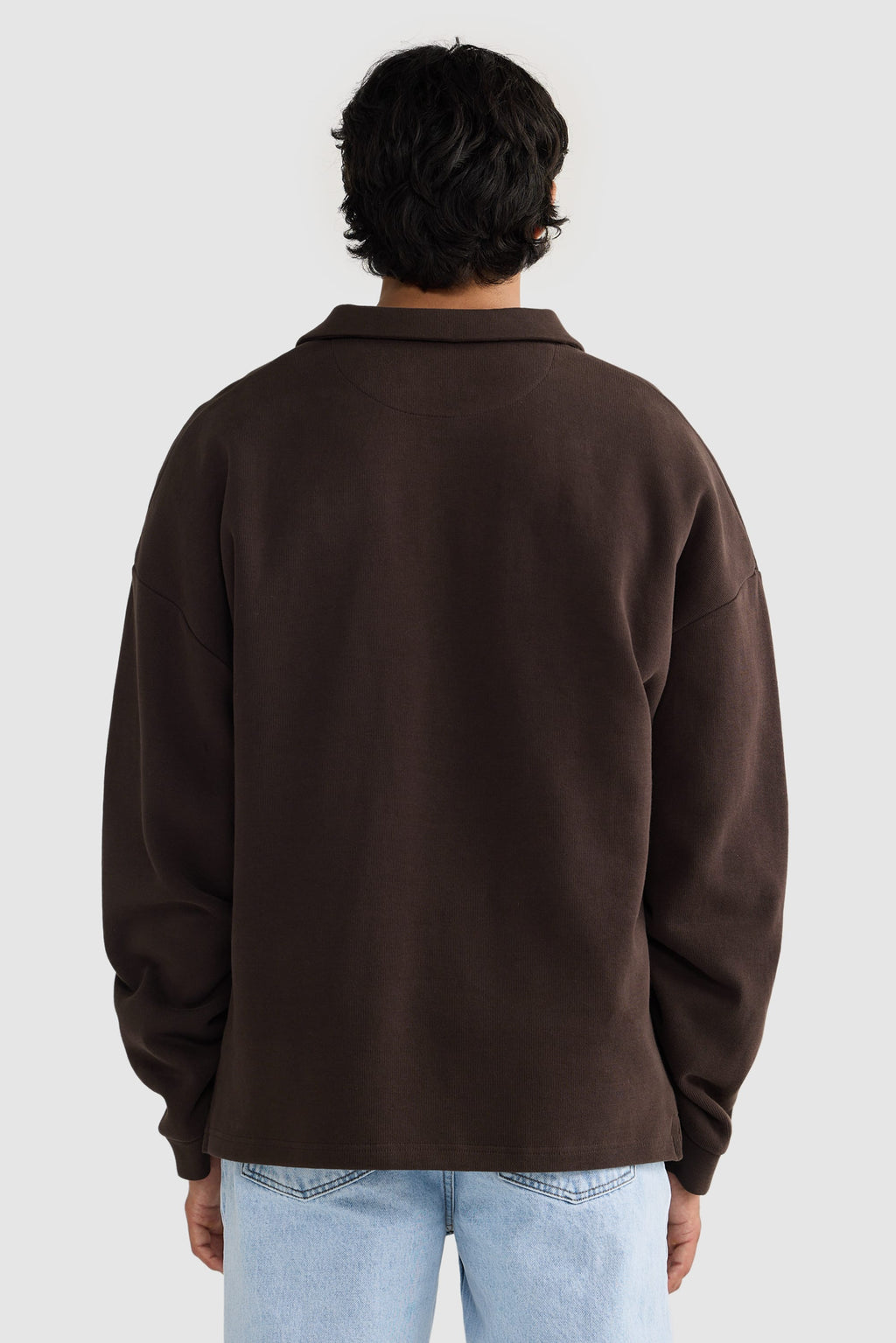 Aiden Polo Sweater Carob