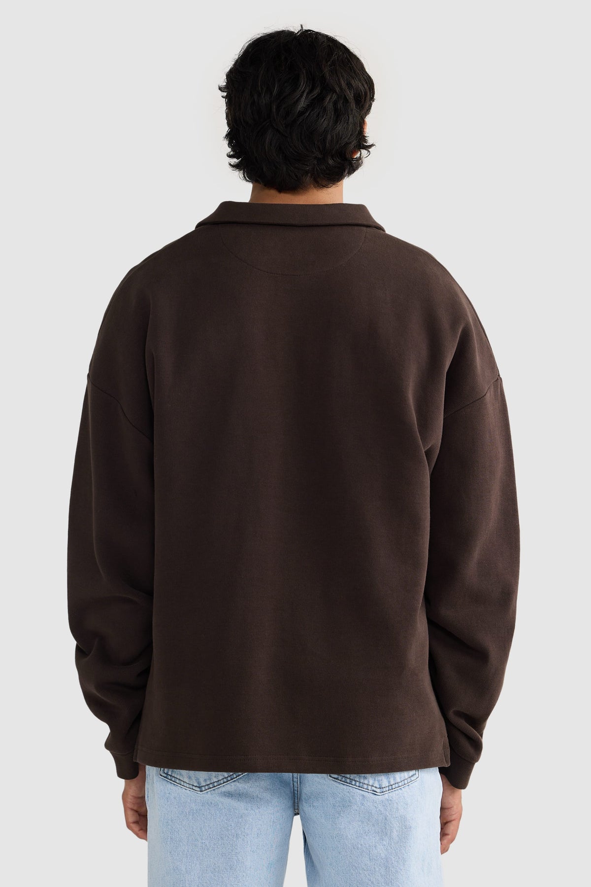 Aiden Polo Sweater Carob