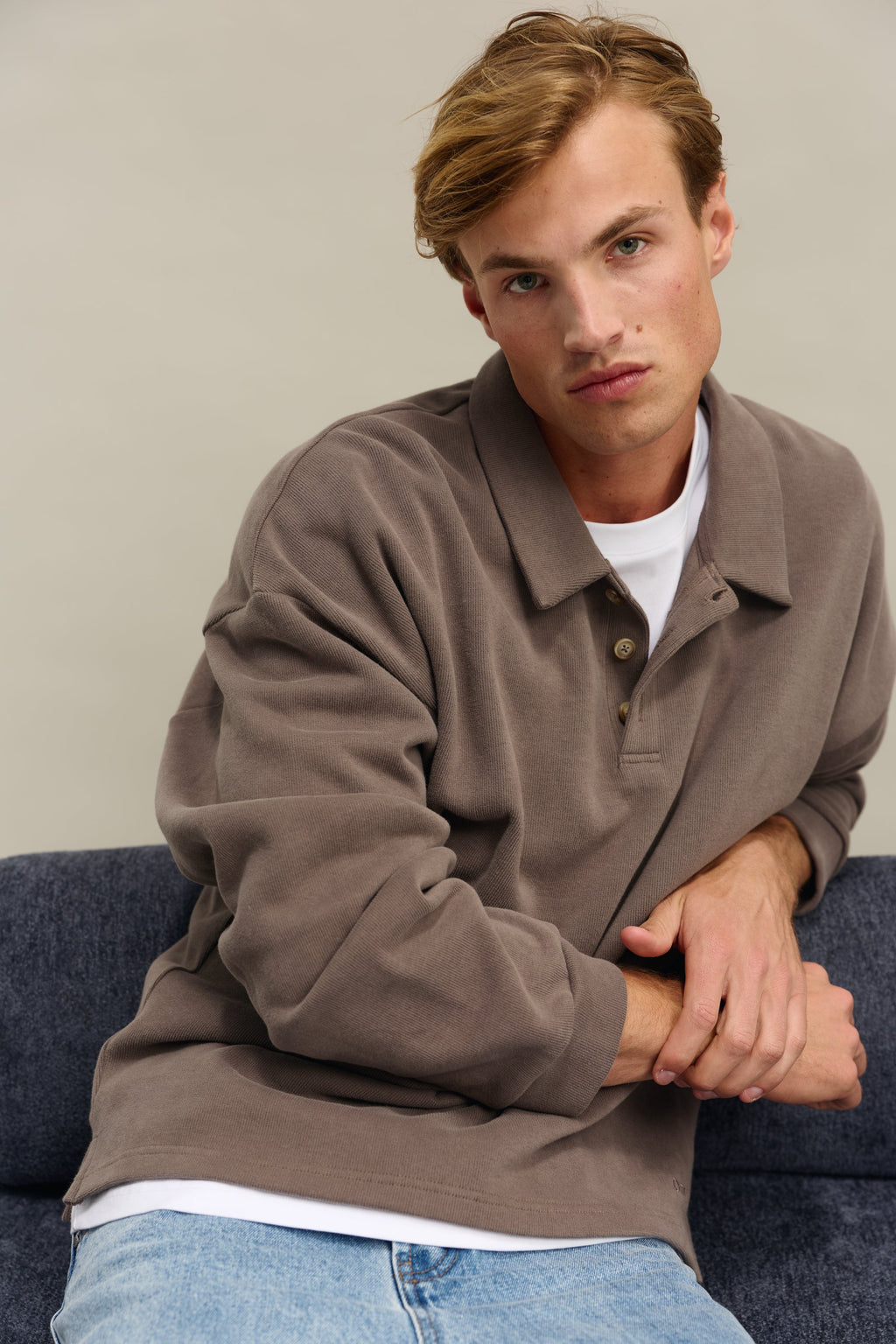 Aiden Polo Sweater Espresso