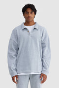 Aiden Polo Sweater Grey Marle