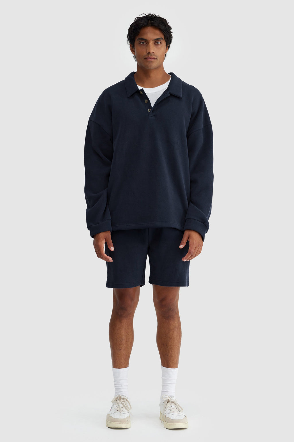 Aiden Polo Sweater Navy