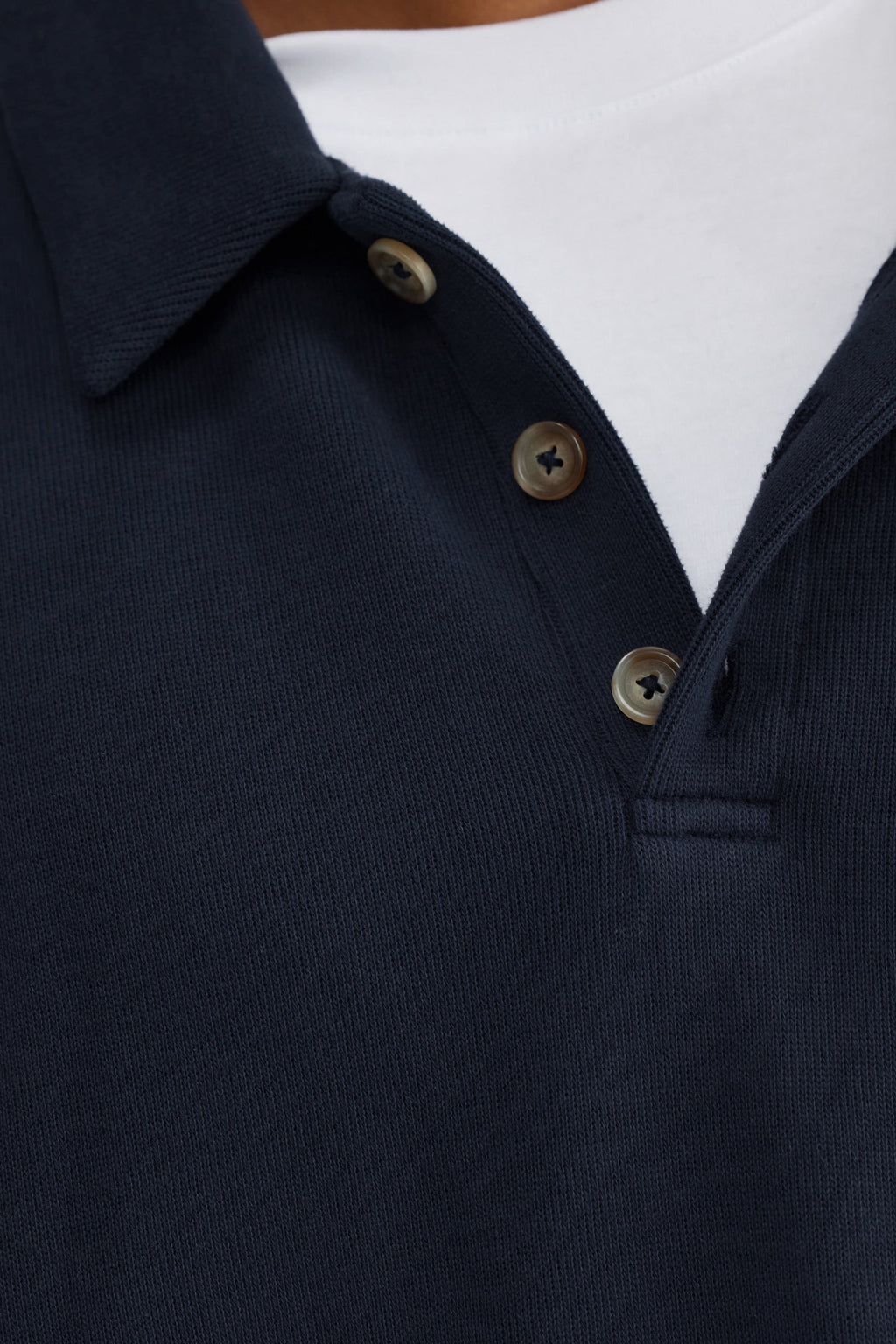 Aiden Polo Sweater Navy