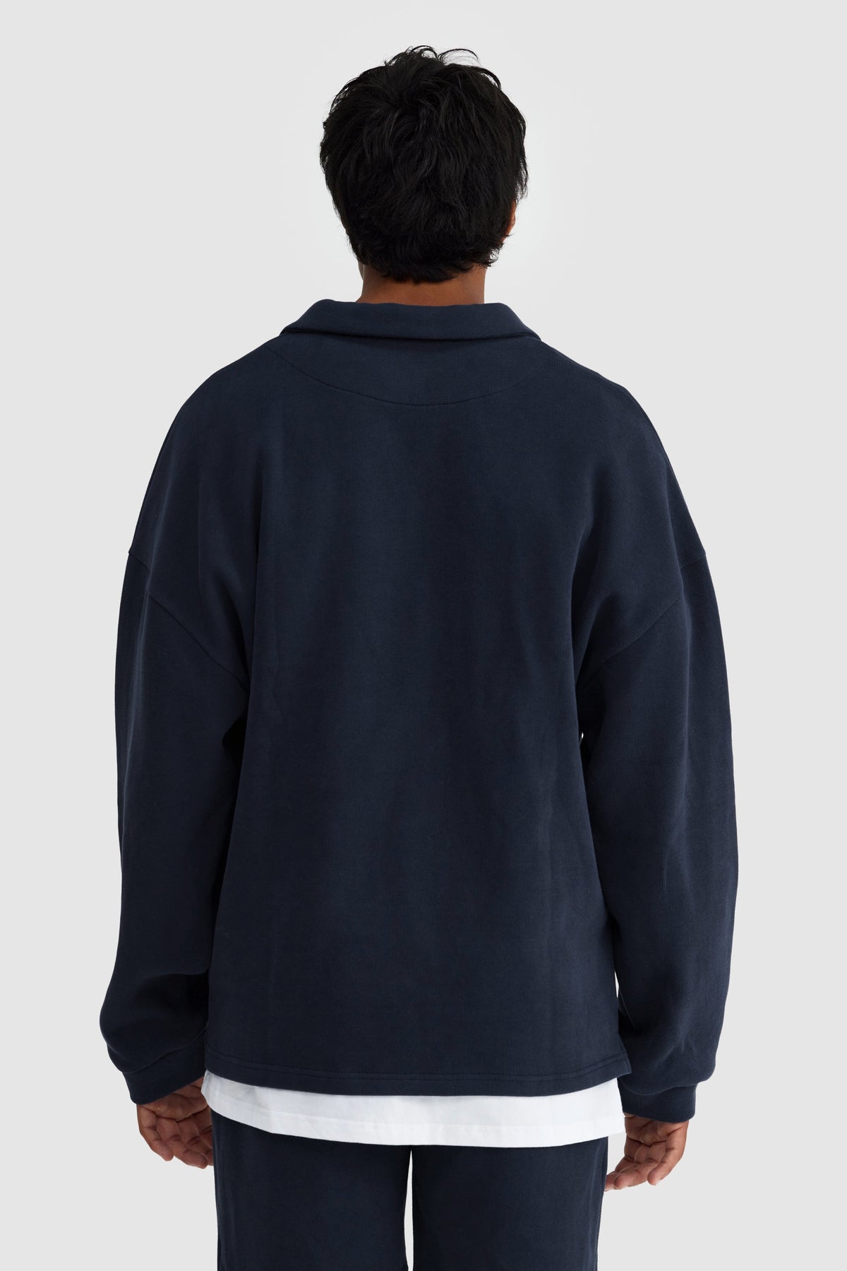 Aiden Polo Sweater Navy