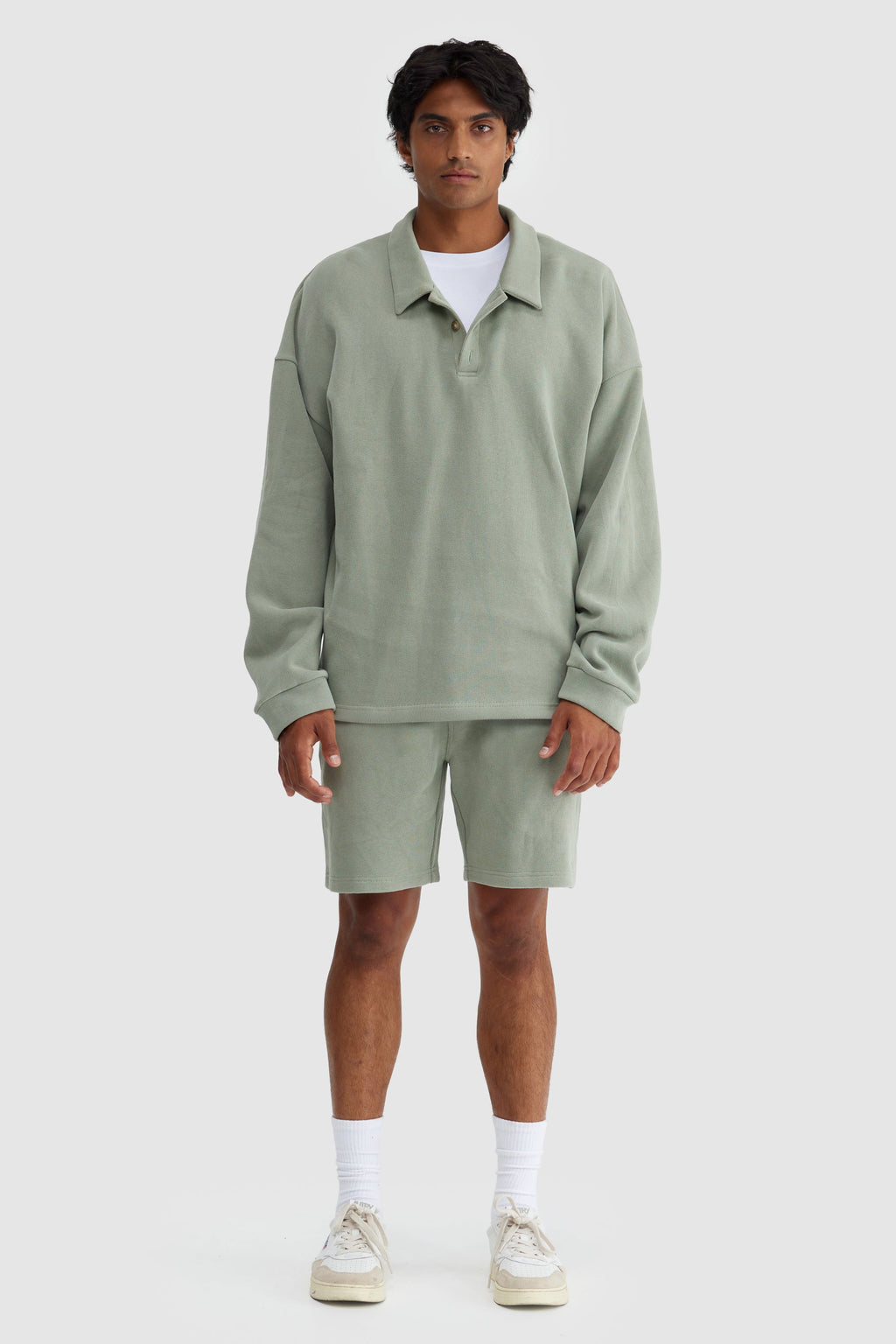 Aiden Polo Sweater Olive
