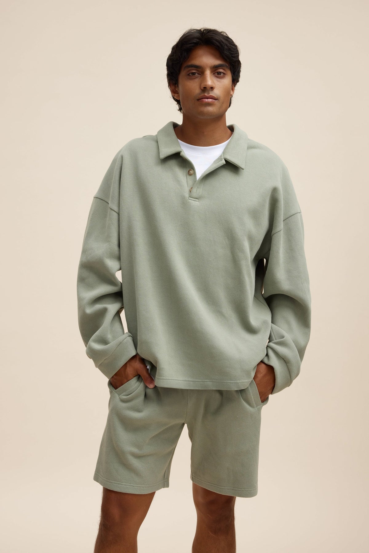 Aiden Relaxed Shorts Olive
