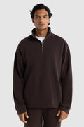 Aiden Quarter Zip Carob
