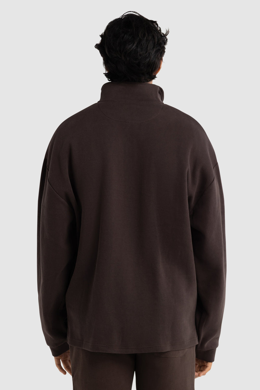 Aiden Quarter Zip Carob