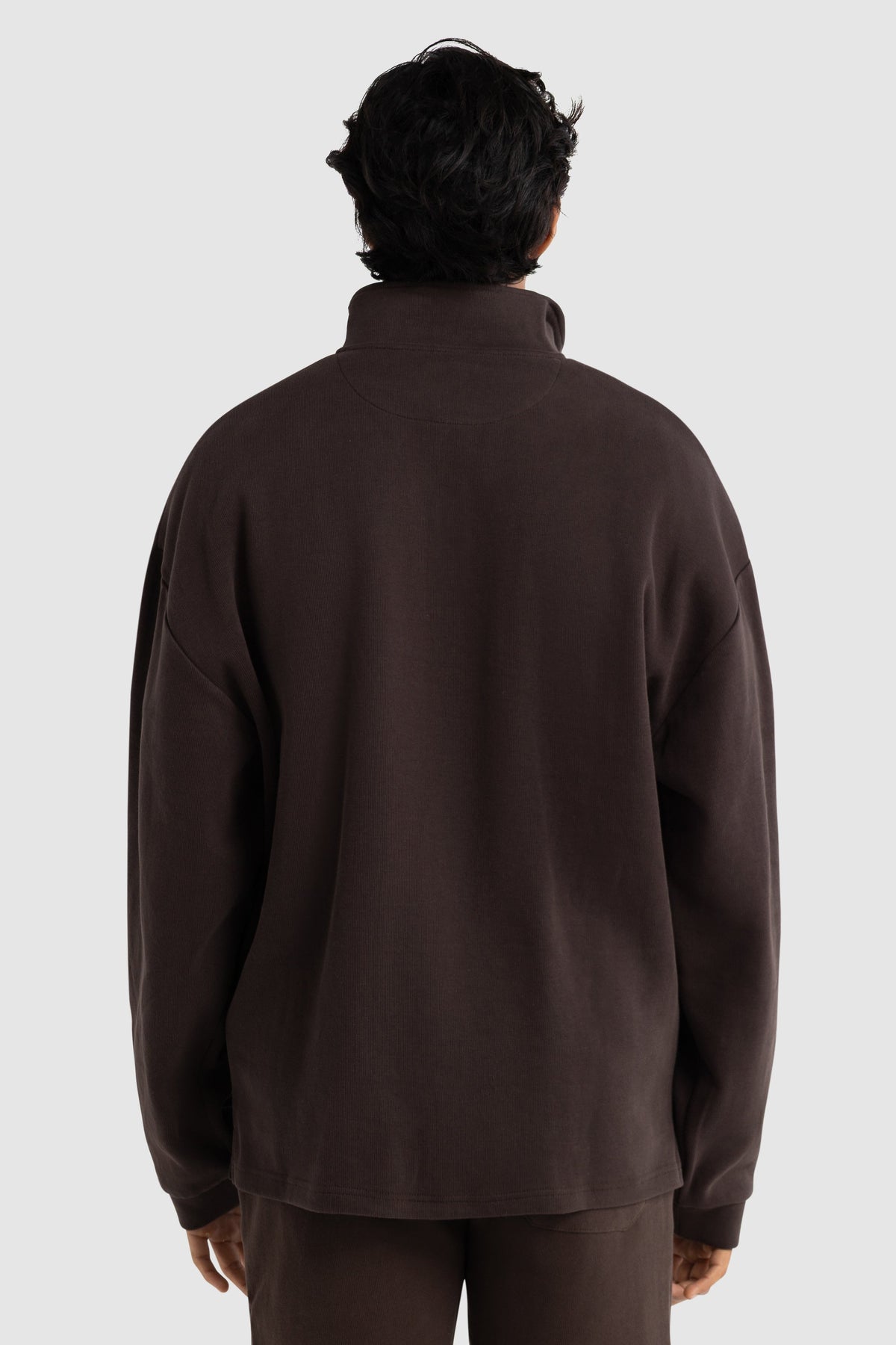 Aiden Quarter Zip Carob