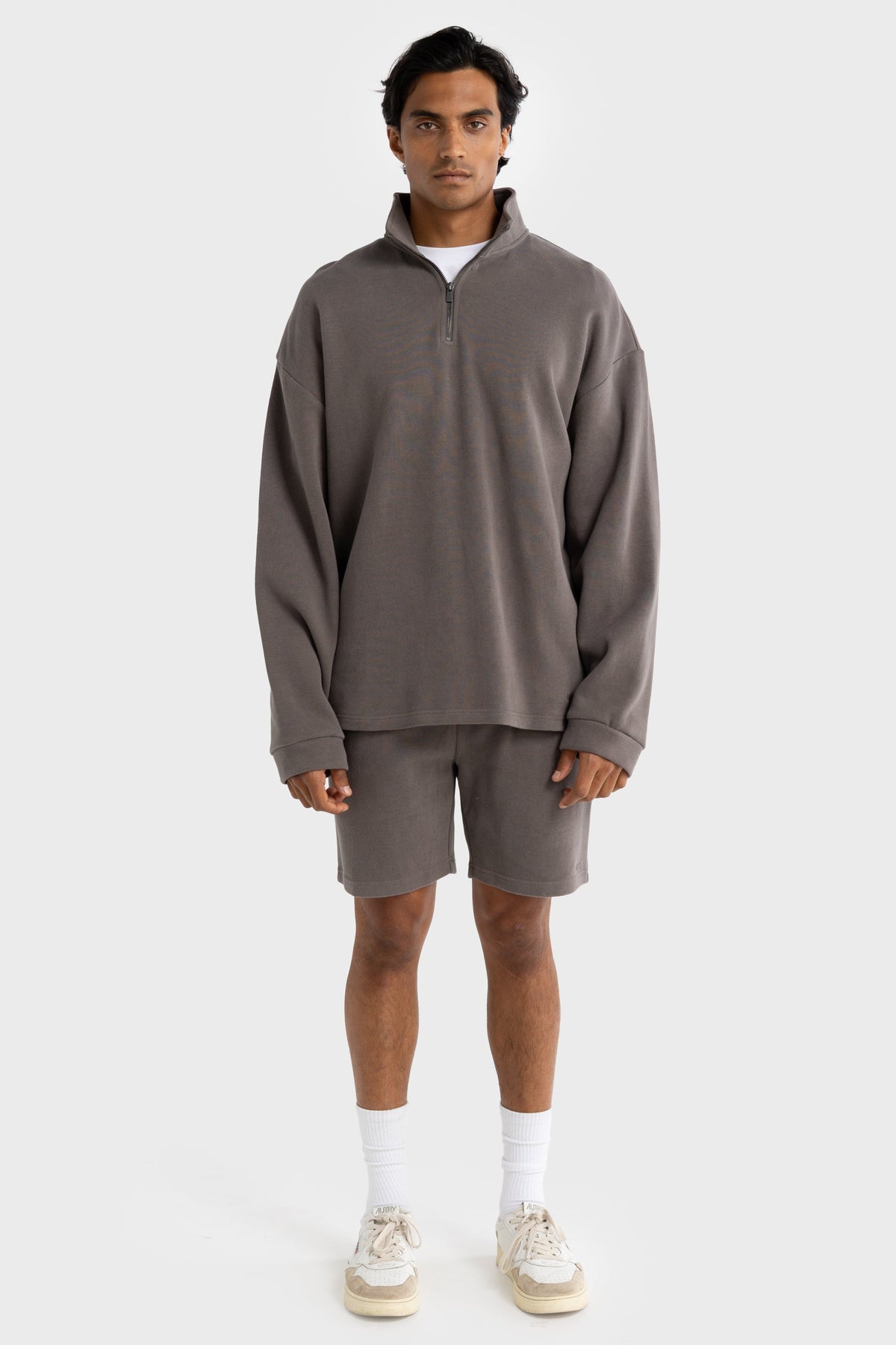Aiden Quarter Zip Espresso