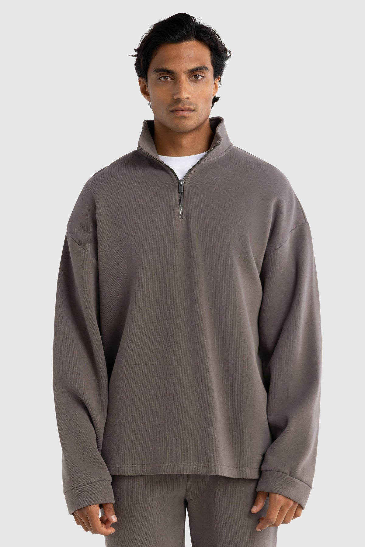 Aiden Quarter Zip Espresso