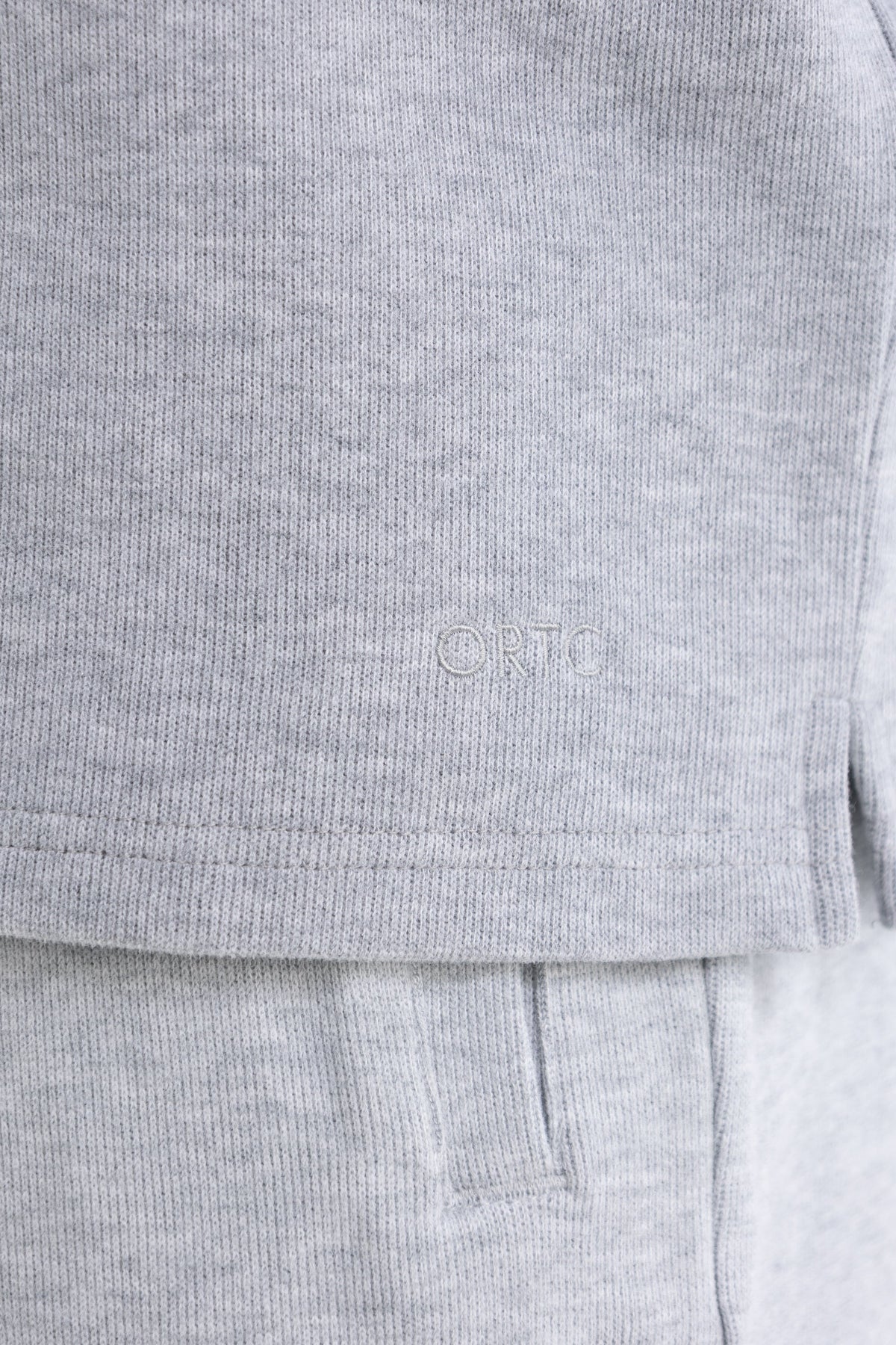 Aiden Quarter Zip Grey Marle
