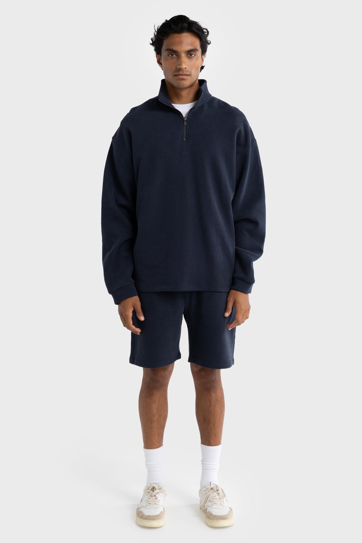 Aiden Quarter Zip Navy