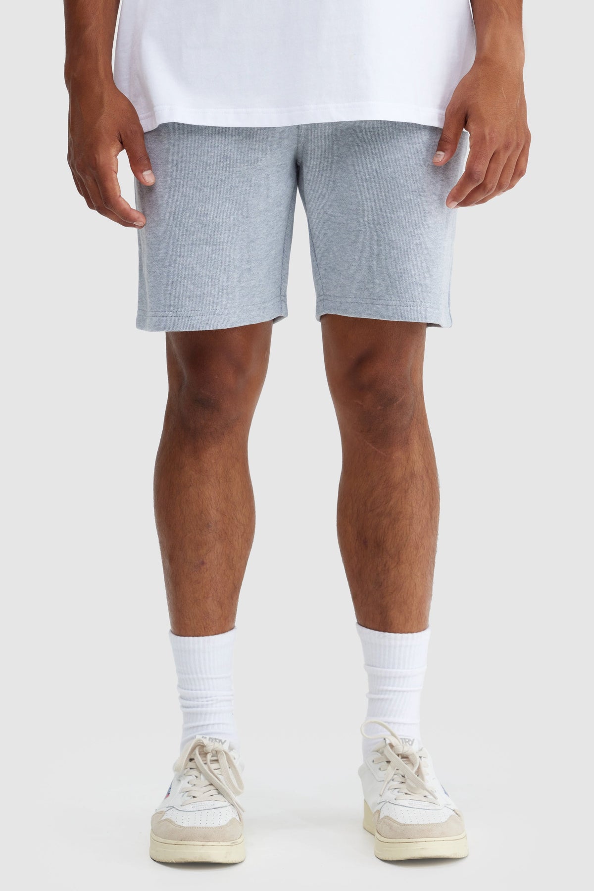 Aiden Relaxed Shorts Grey Marle
