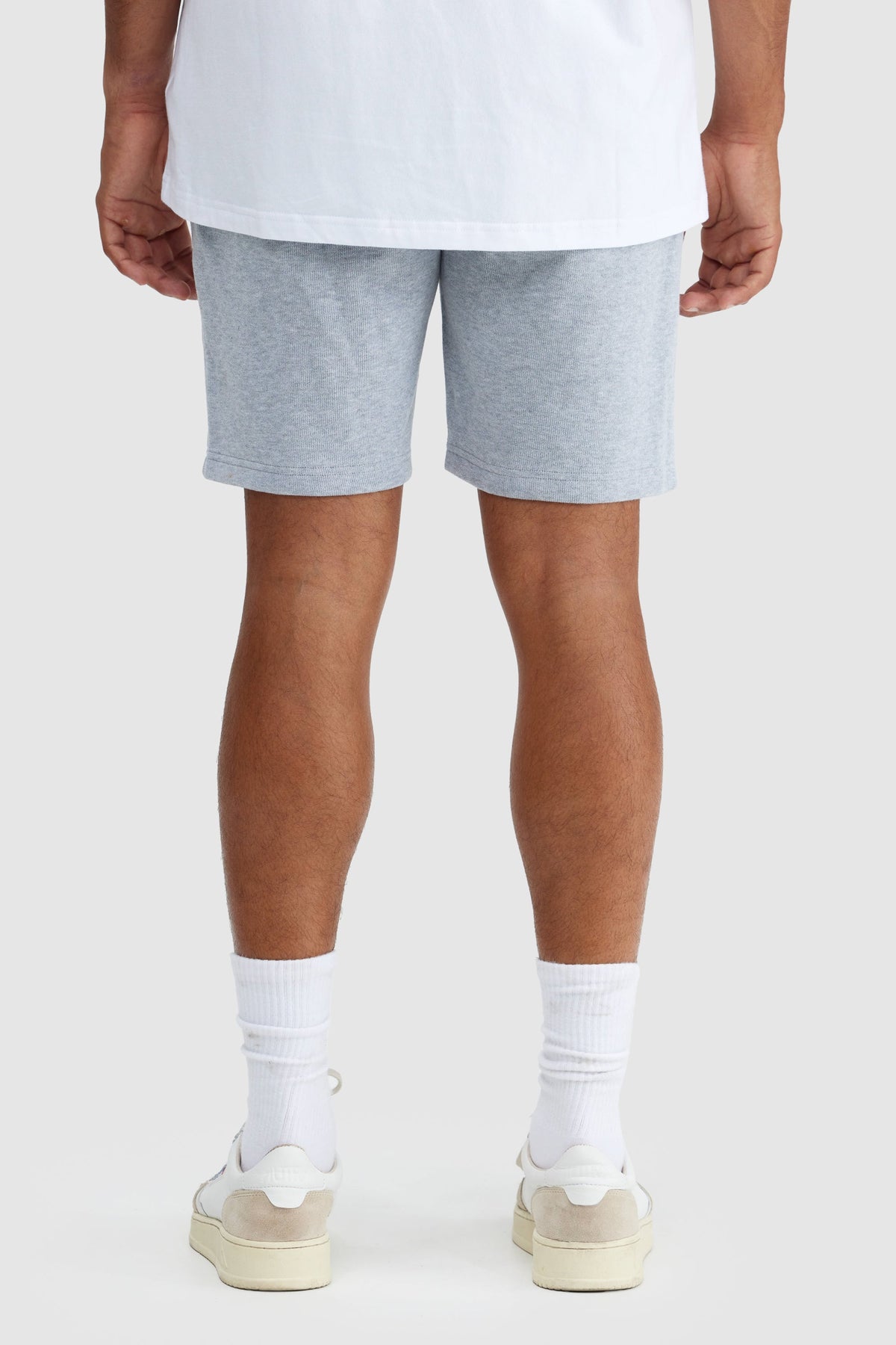 Aiden Relaxed Shorts Grey Marle