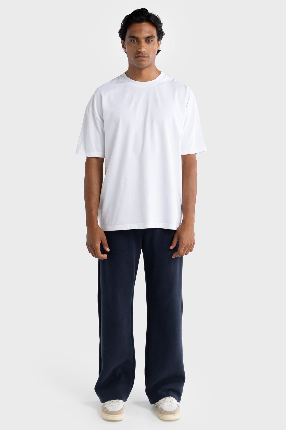 Aiden Wide Leg Pants Navy