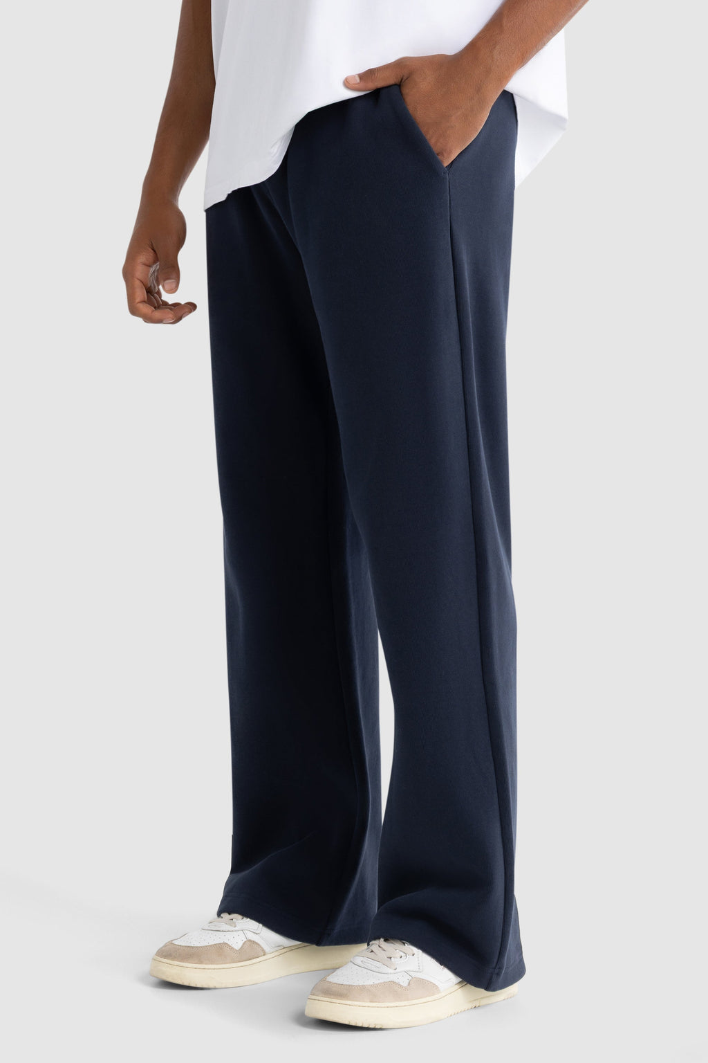 Aiden Wide Leg Pants Navy