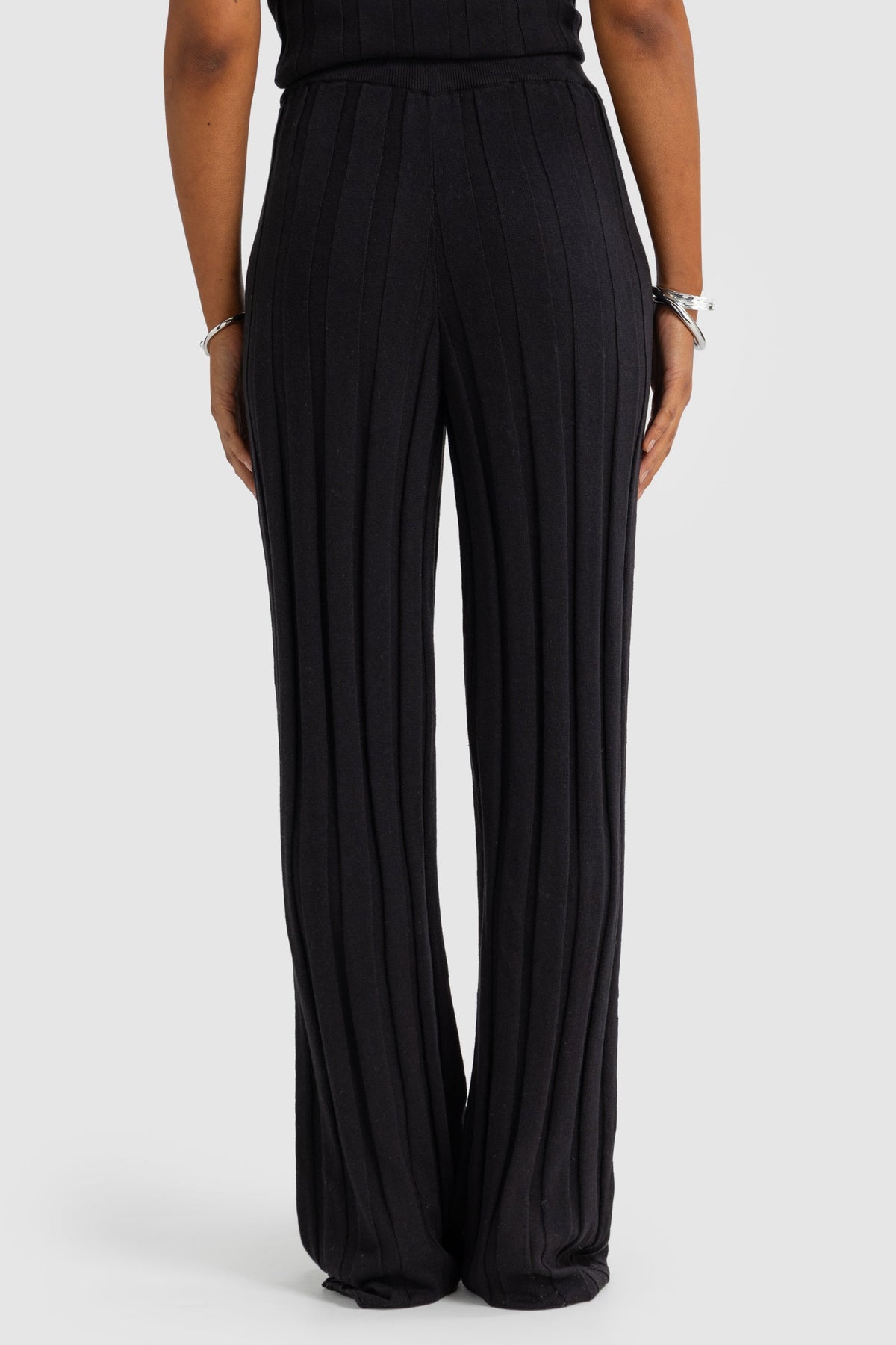 Amara Knit Pants Black