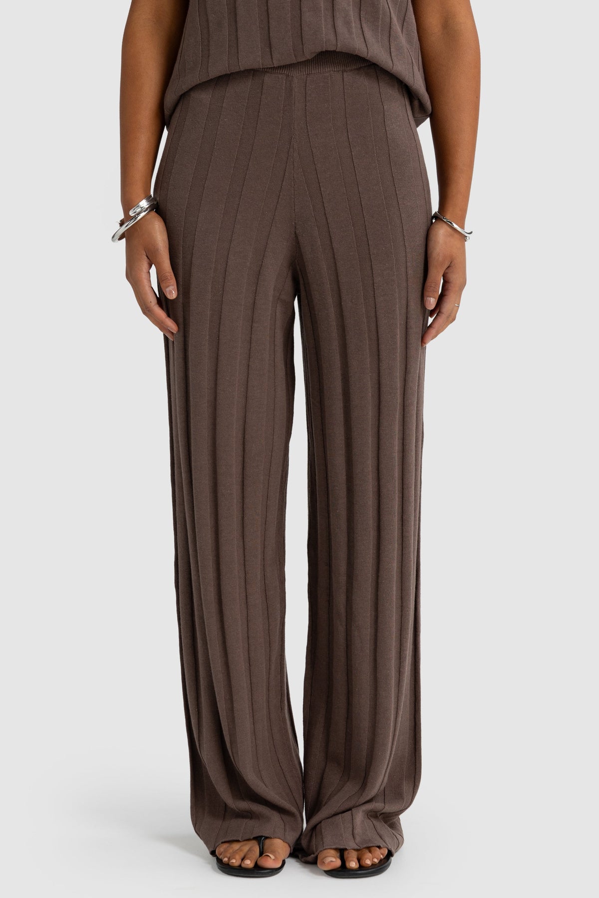 Amara Knit Pants Espresso