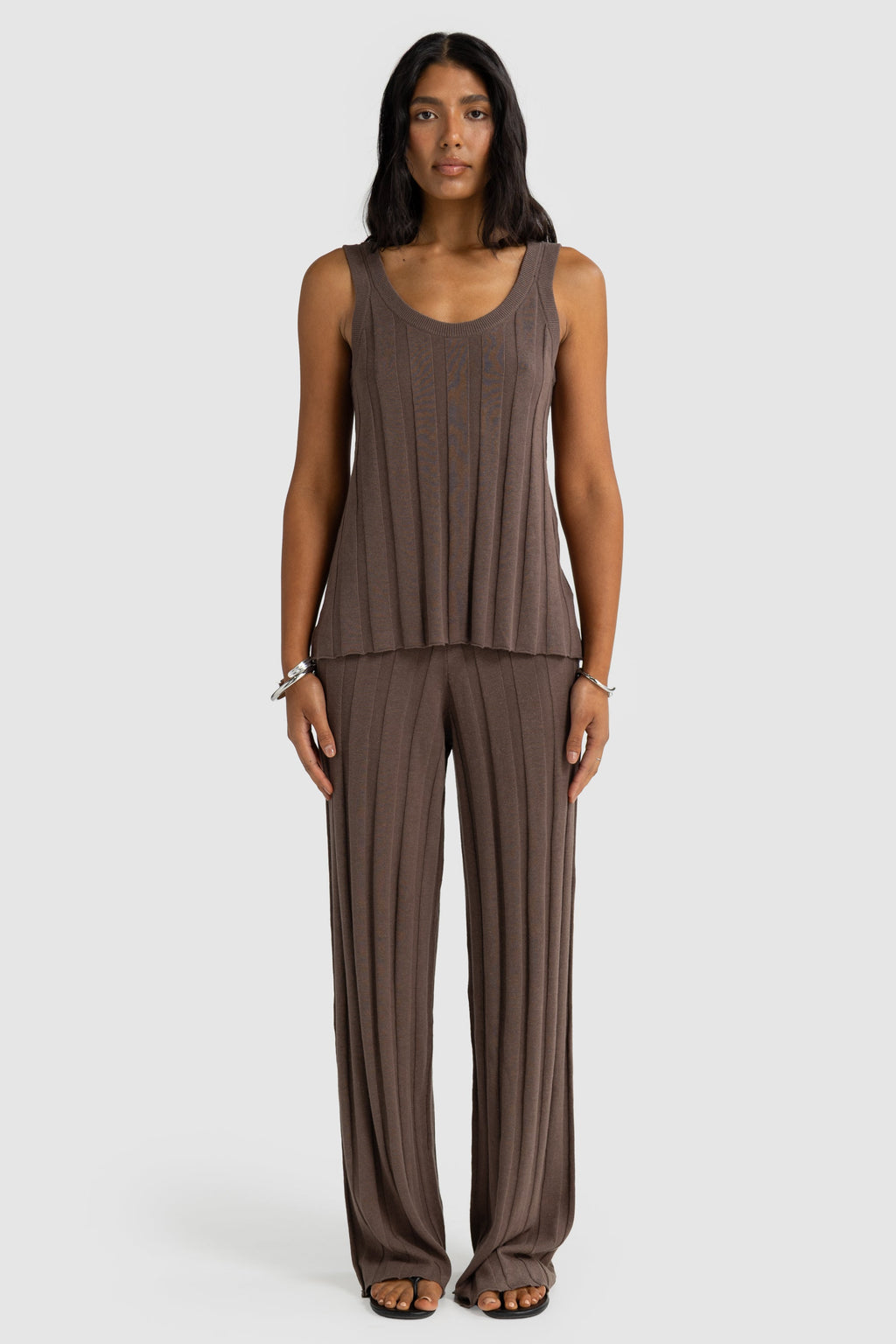 Amara Knit Tank Espresso