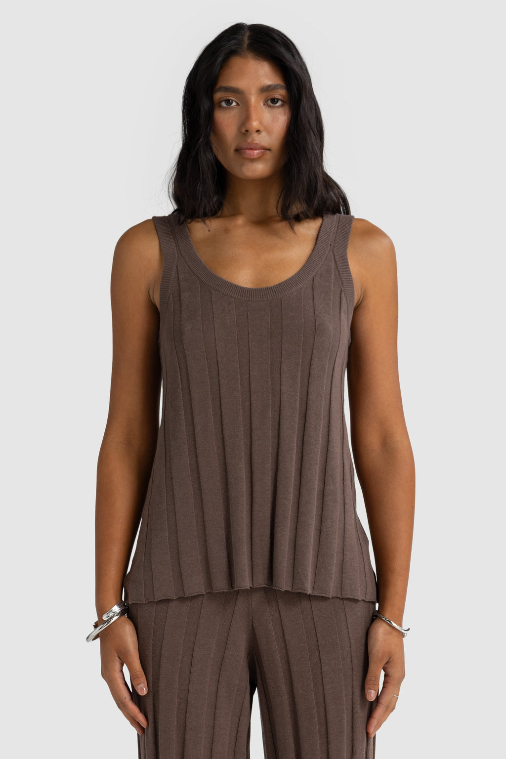 Amara Knit Tank Espresso