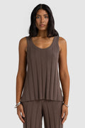 Amara Knit Tank Espresso