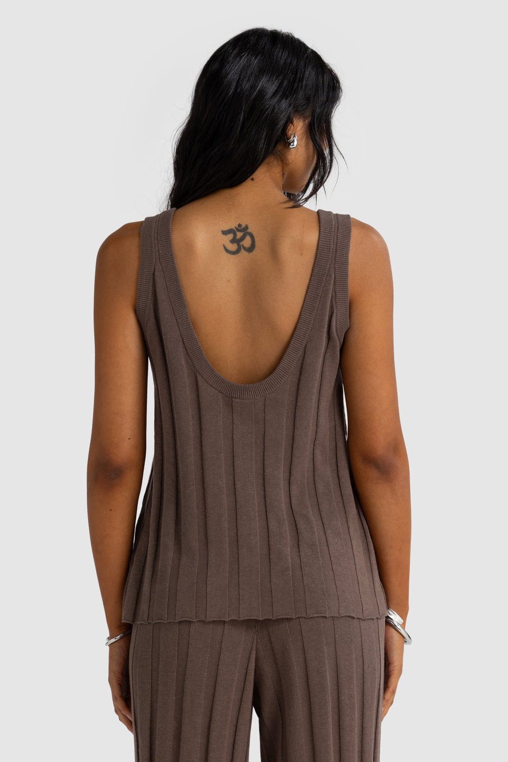 Amara Knit Tank Espresso