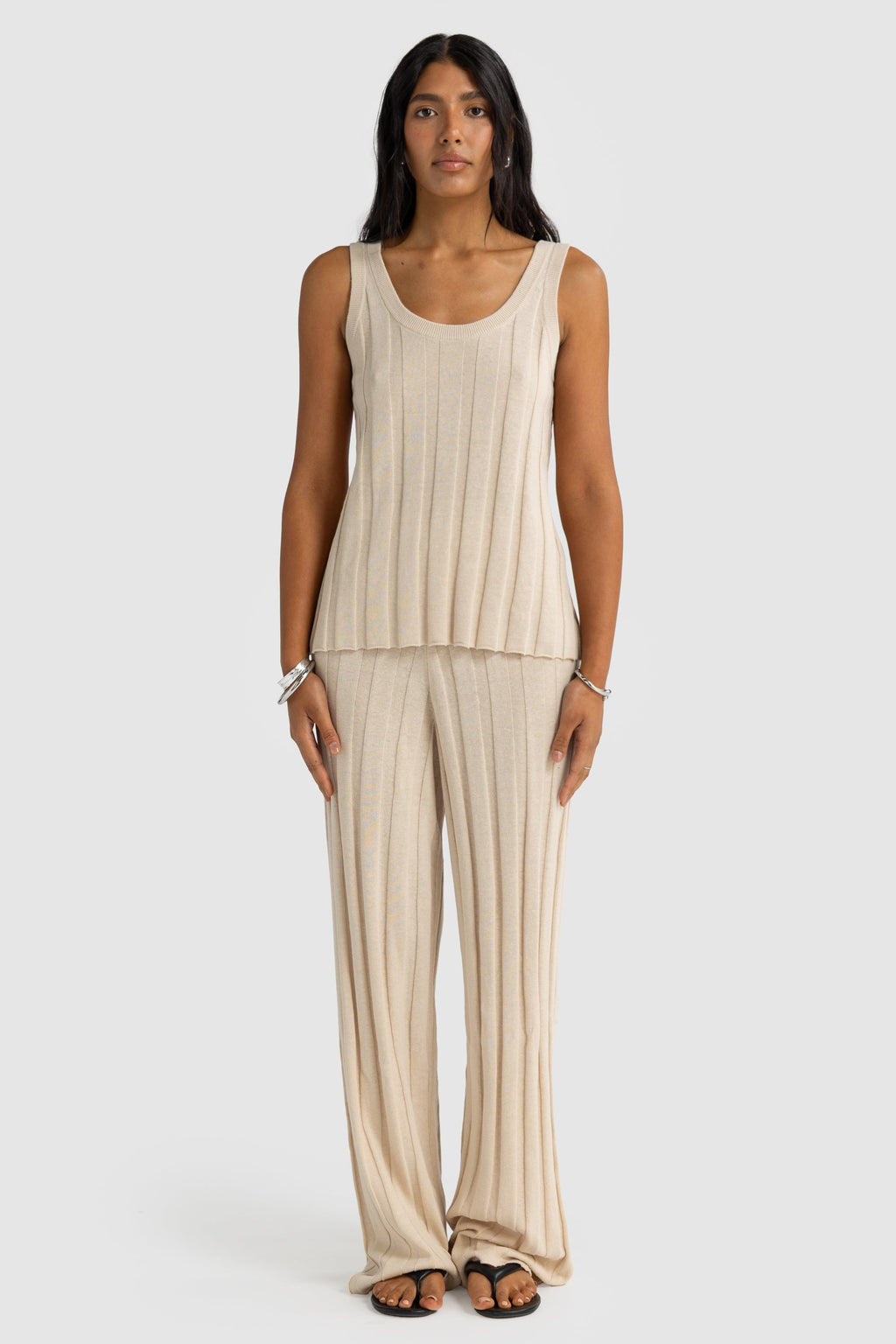 Amara Knit Tank Oat