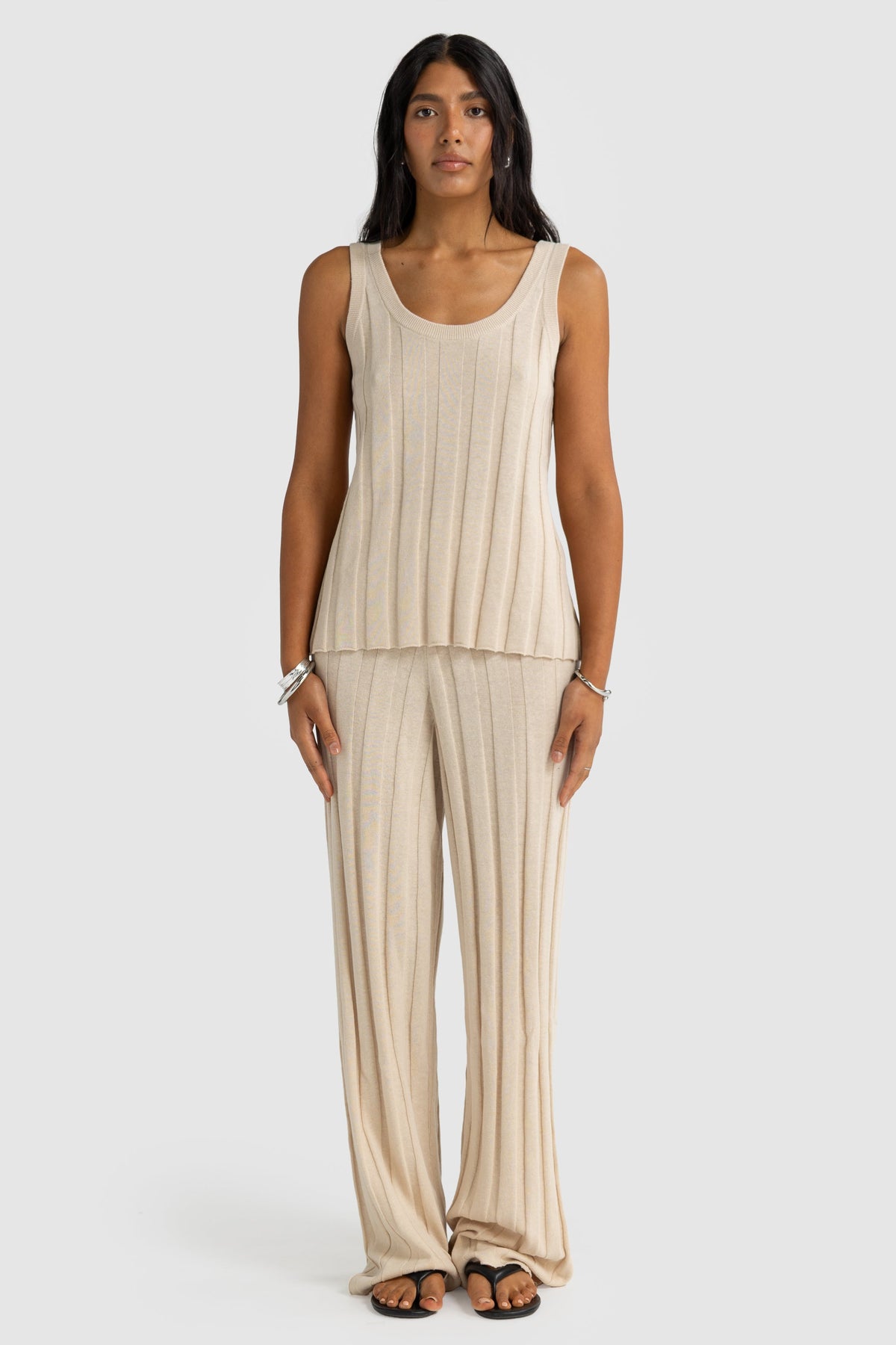 Amara Knit Tank Oat