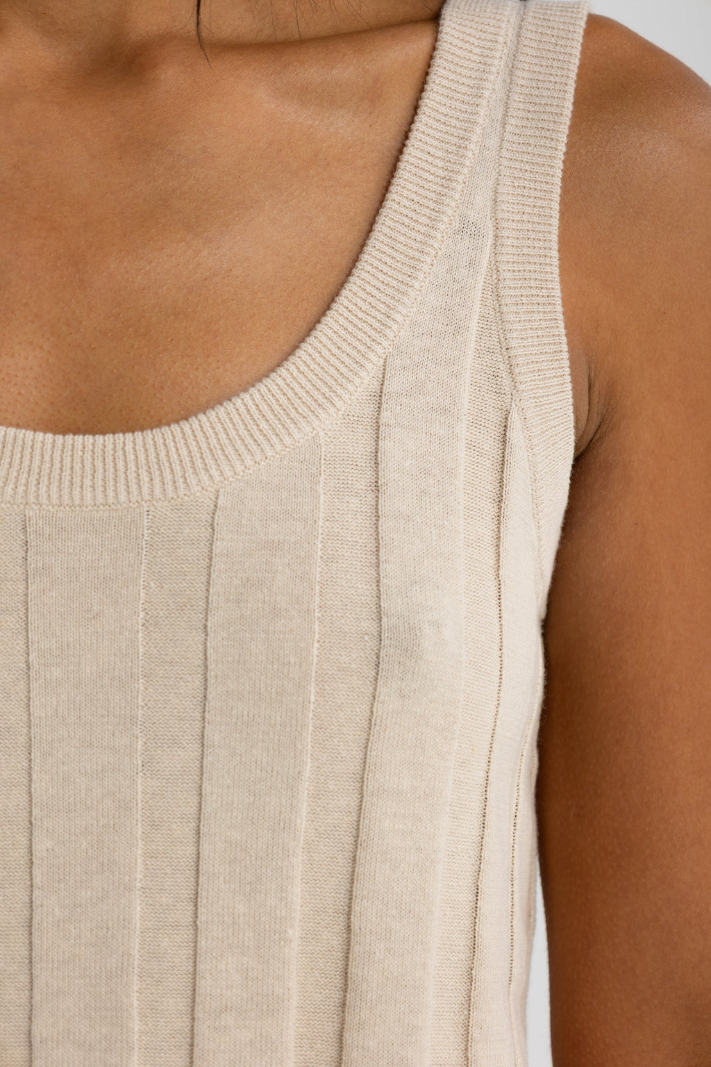 Amara Knit Tank Oat