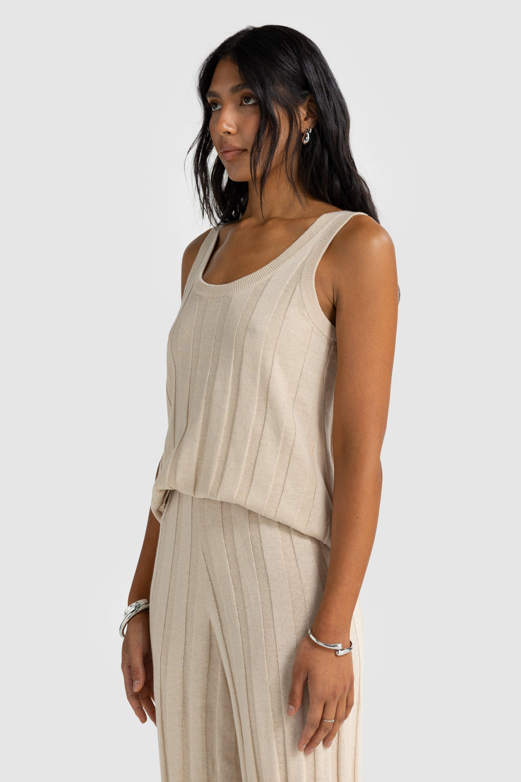 Amara Knit Tank Oat