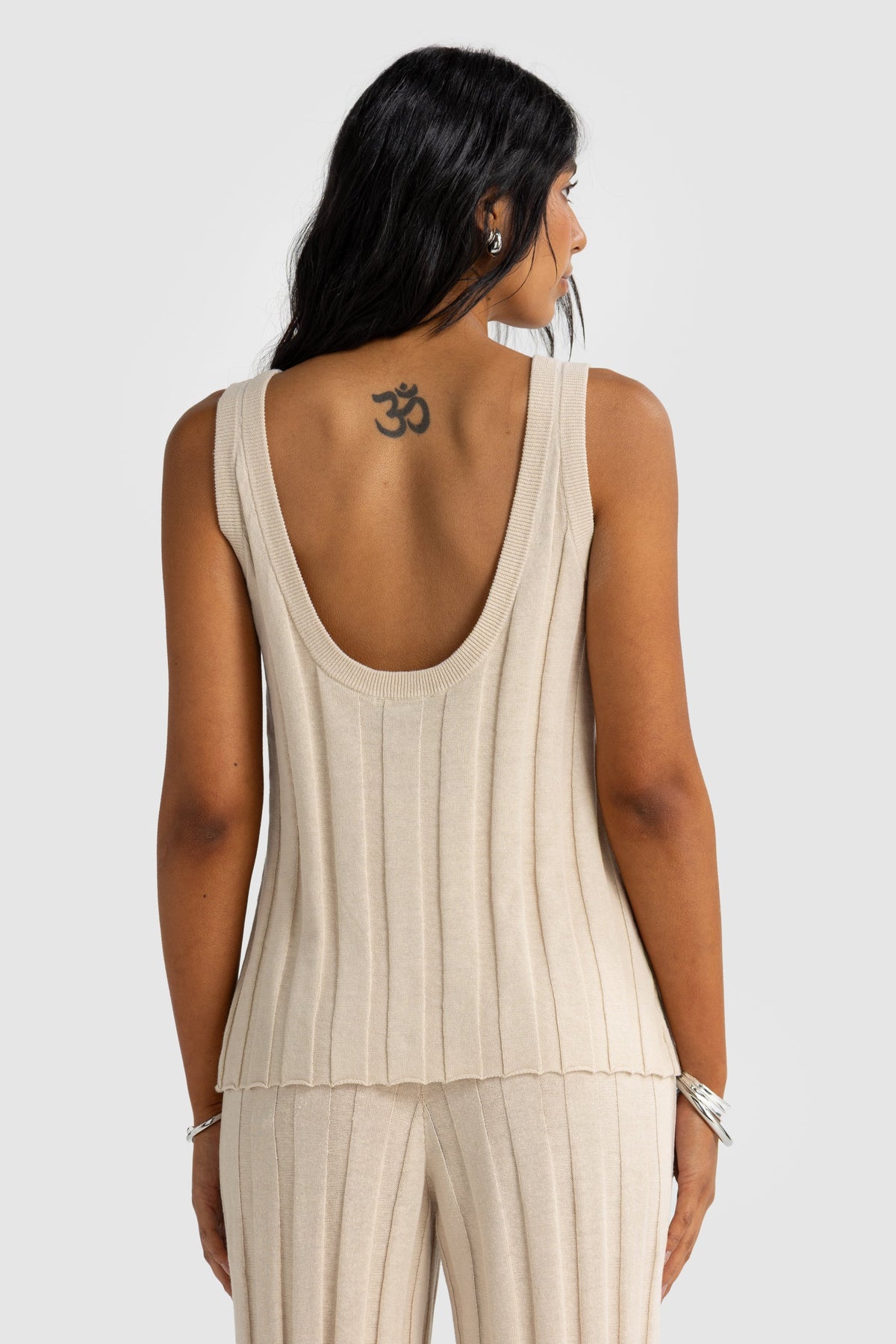 Amara Knit Tank Oat