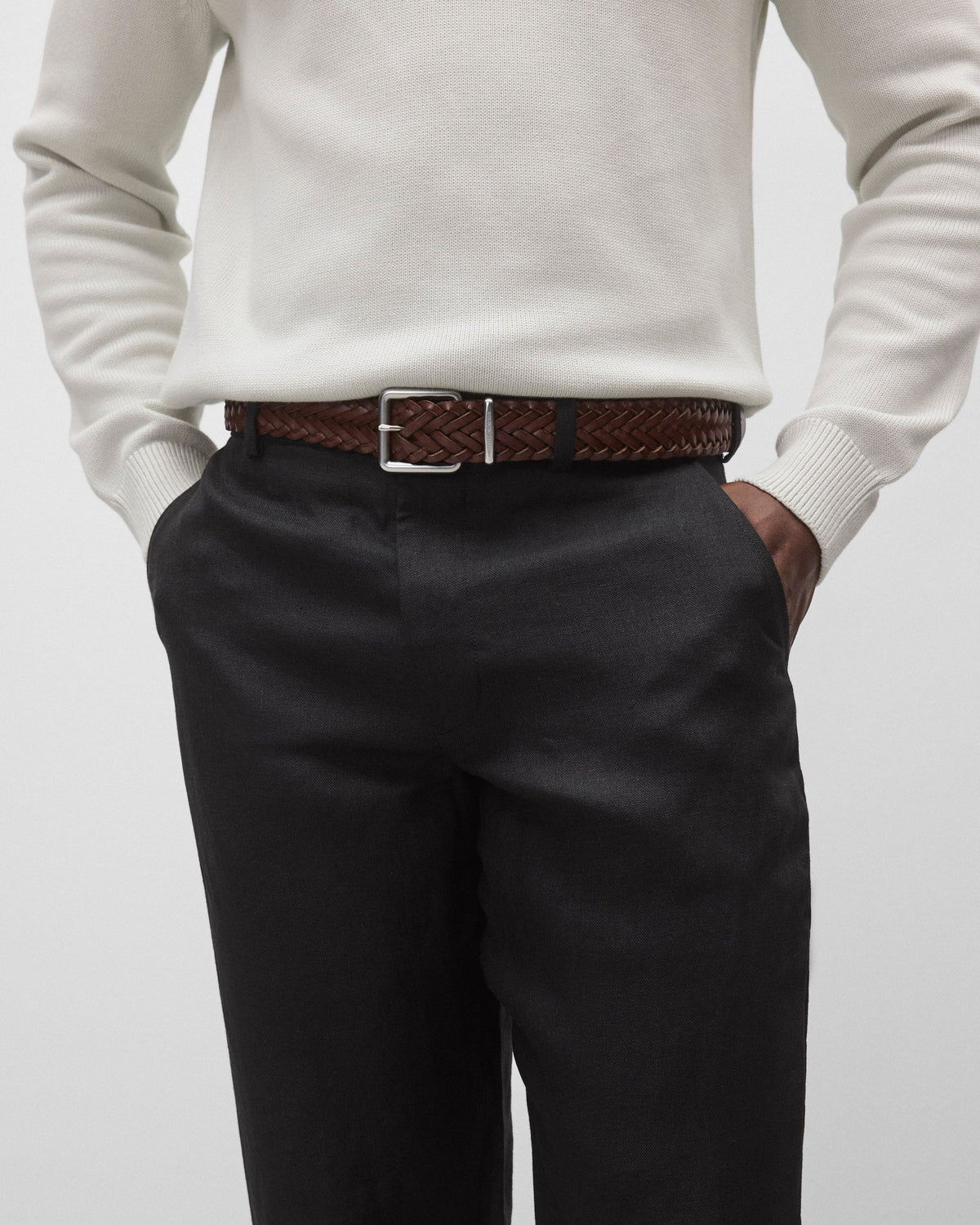 Braided Leather Belt
