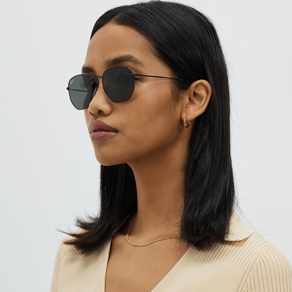 Ray-Ban Hexagonal RB3548N 002/58 51 Polarised Sunglasses Mixed